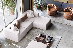 Угловой антивандальный диван Драм от Gliver